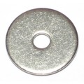 Midwest Fastener Fender Washer, Fits Bolt Size #8 , Steel Zinc Plated Finish, 100 PK 54341